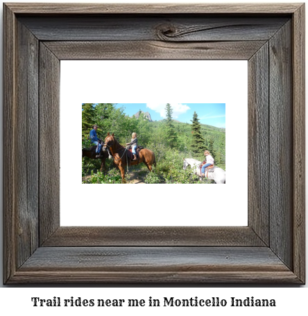 trail rides near me in Monticello, Indiana